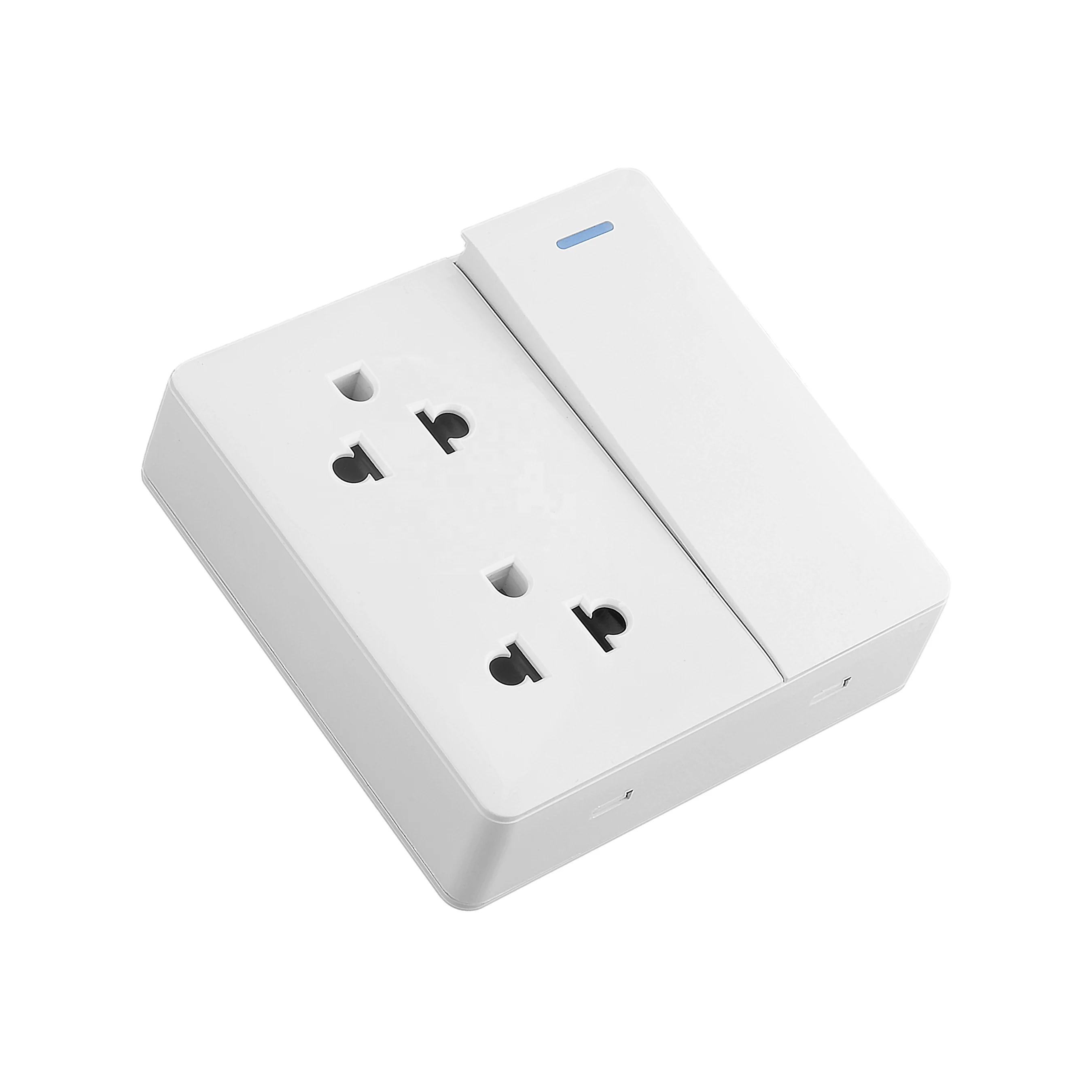 
OEM Wholesale hot sale electric light sensor modern light wall switch with indicator light 