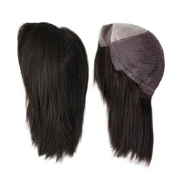 Hair Nature MT12 model 9 inch long hair women wig lace front mono top medium size wig adjustable sides and back