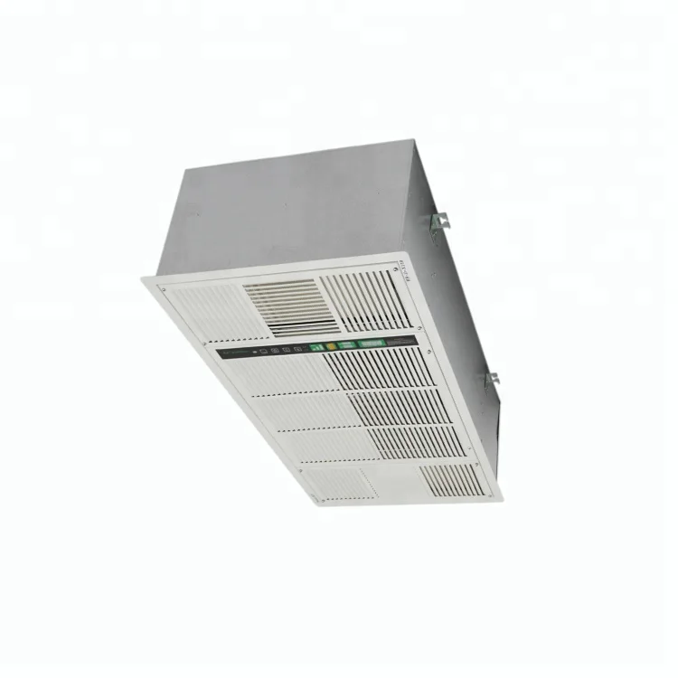 Powerful carbon dioxide and formaldehyde removal ceiling mounted air purifiers commercially available