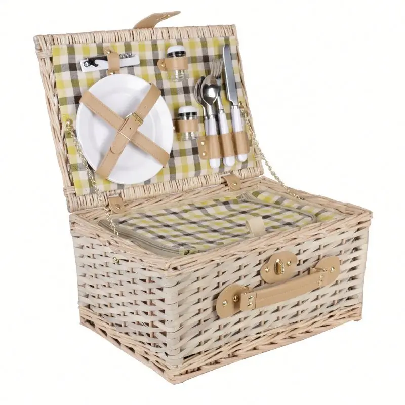 Wholesale Cheap Price Insulated Eco-Friendly Fabric Storage Picnic Basket