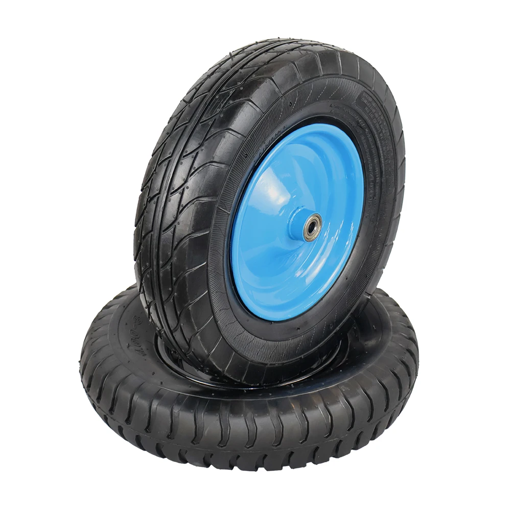 4.80-4.00-8  wheelbarrow wheel pneumatic tire line Trolley wheel pneumatic tire Inflatable wheel