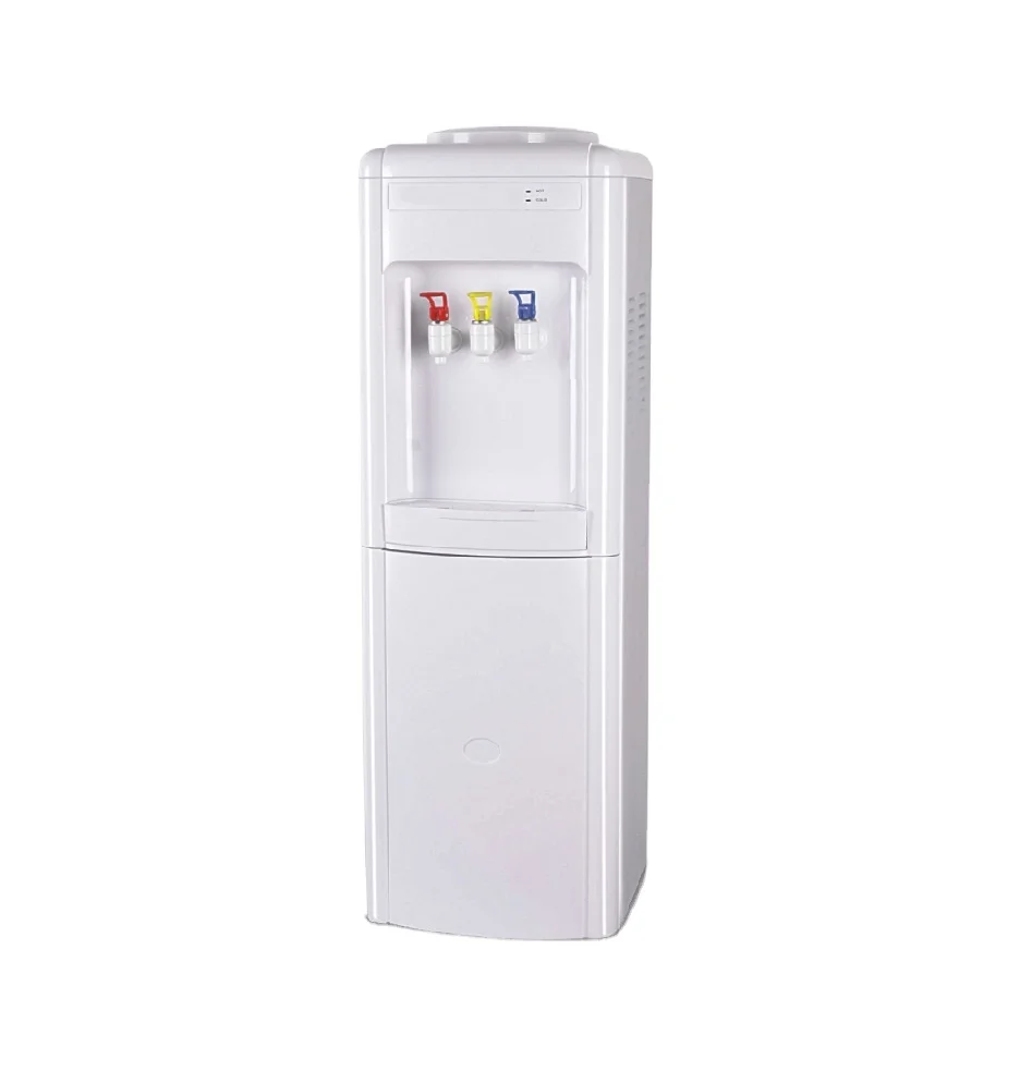New Model Three Taps Stainless Steel Water Cooler Compressor Cooling System Hot and Cold Water Dispenser for Home and Office