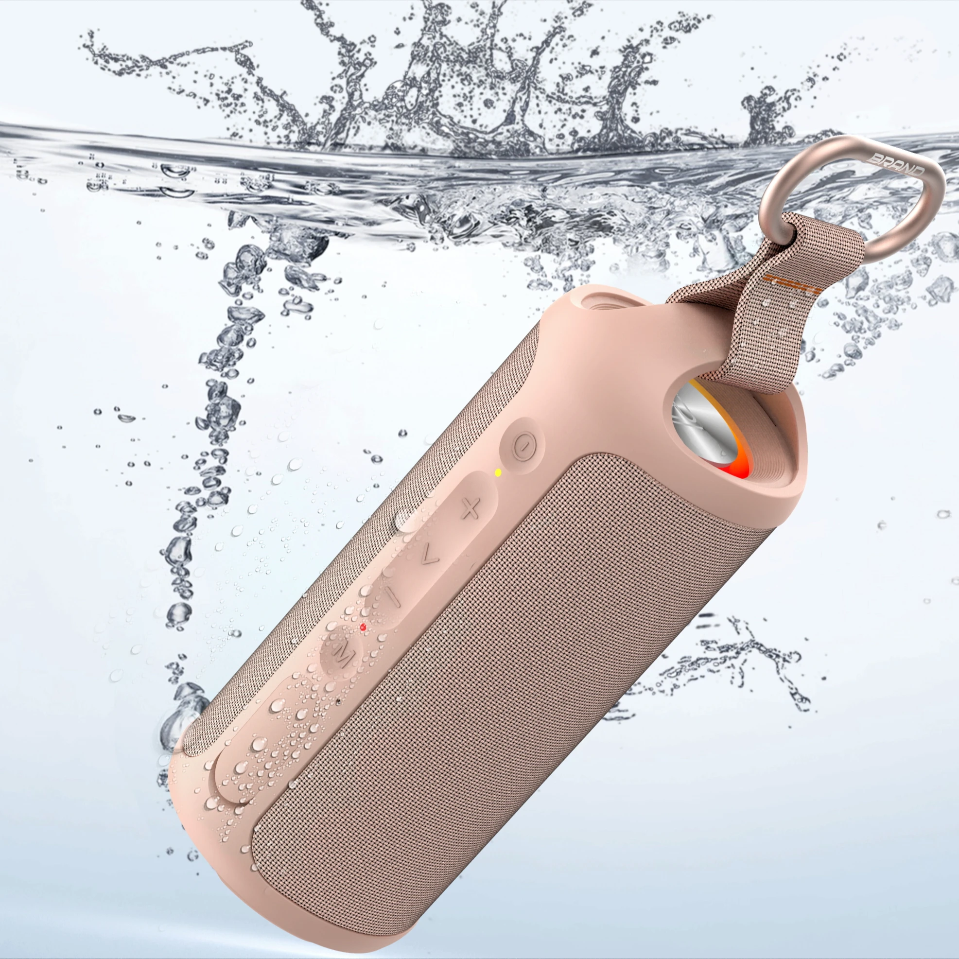 Colorful RGB Light Audio Subwoofer Portable Wireless Waterproof IPX7 Party Music Boombox BT Wireless Speaker