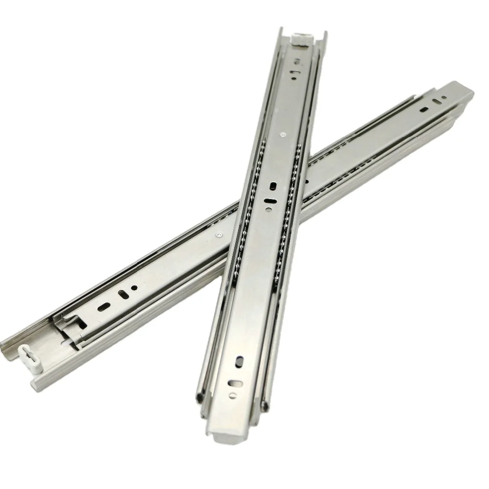 10 12 14 16 18 inch 4501 stainless steel extending table heavy load full extension Furniture Cabinet Drawer Toolbox slides