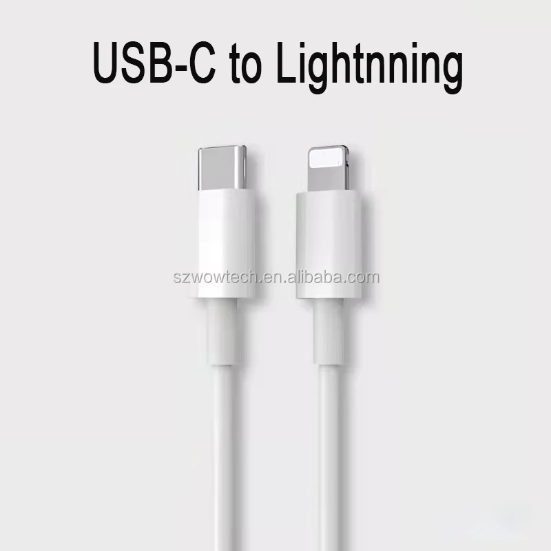 
18W PD USB-C to USB-C Lightnning Fast Charging Cable Cord for Iphone Mobile Phone Tablets 