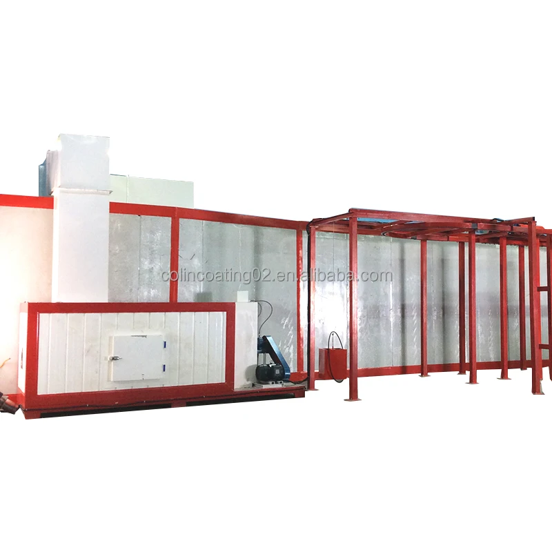 Professional powder coating line for furniture