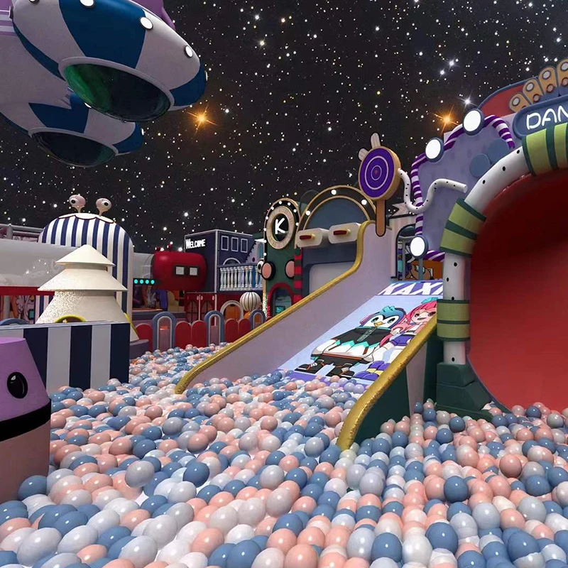 Commercial Kids Indoor Amusement Playground Amazing Carousel Games Maze Culture For Children