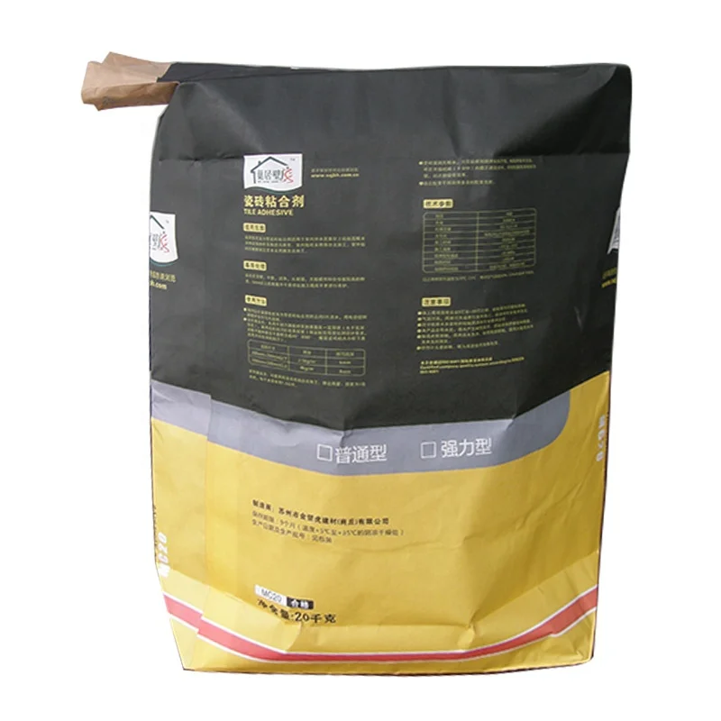 gypsum powder 25kg 50kg bag cement paper bag paper sacks multiwall paper bag