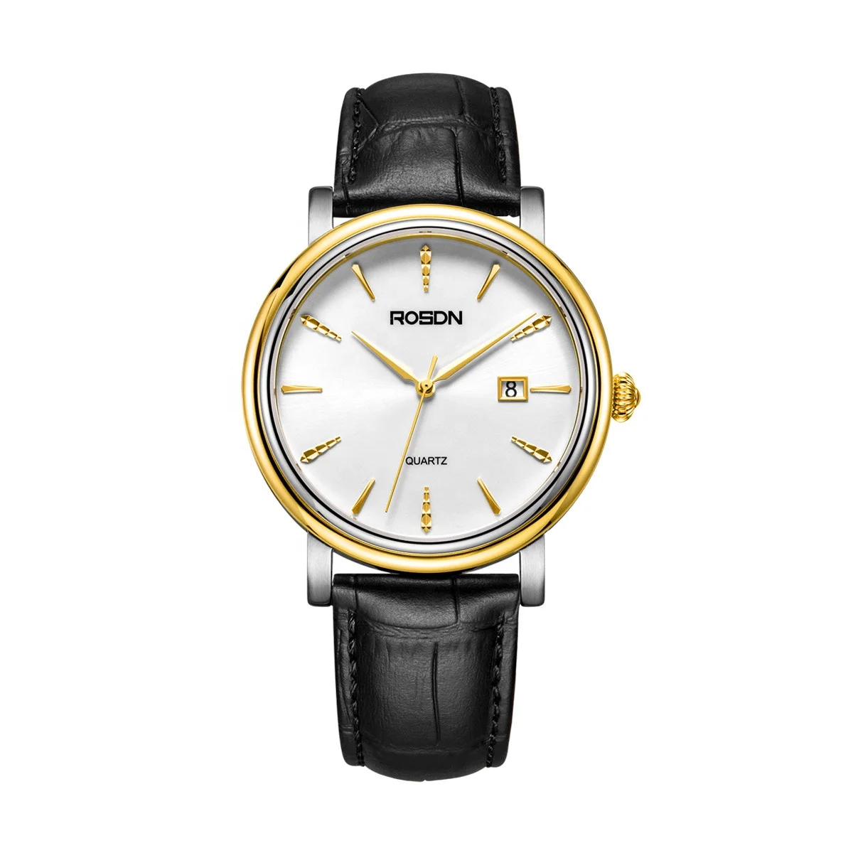 
Wholesale Fashion Unisex Skeleton Wristwatch Ladies Jewelry Shop Decoration Water Resistant Genuine Leather Wrist Watch 