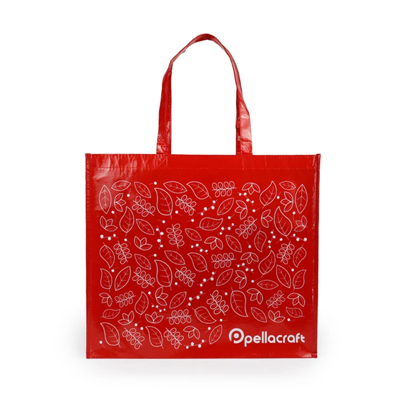 Wholesale Custom Eco-Friendly RPET Non-Woven Tote Bag Fabric PP Woven Recyclable Laminated for Packaging Promotion Shopping