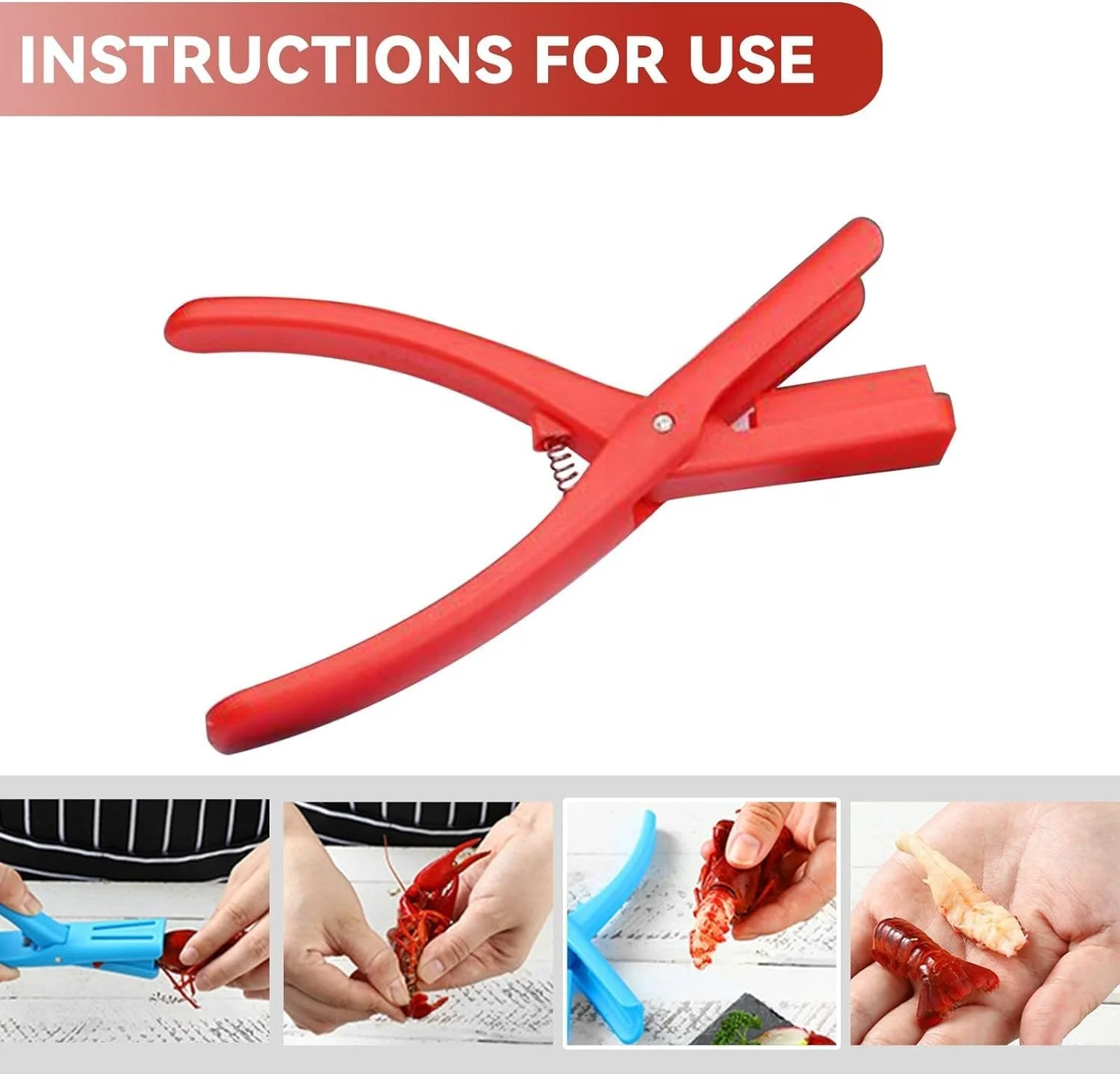 2024 Convenient Portable PP Crayfish Shelling Artifact Simple Kitchen Utensil and Good Shell Remover Helper