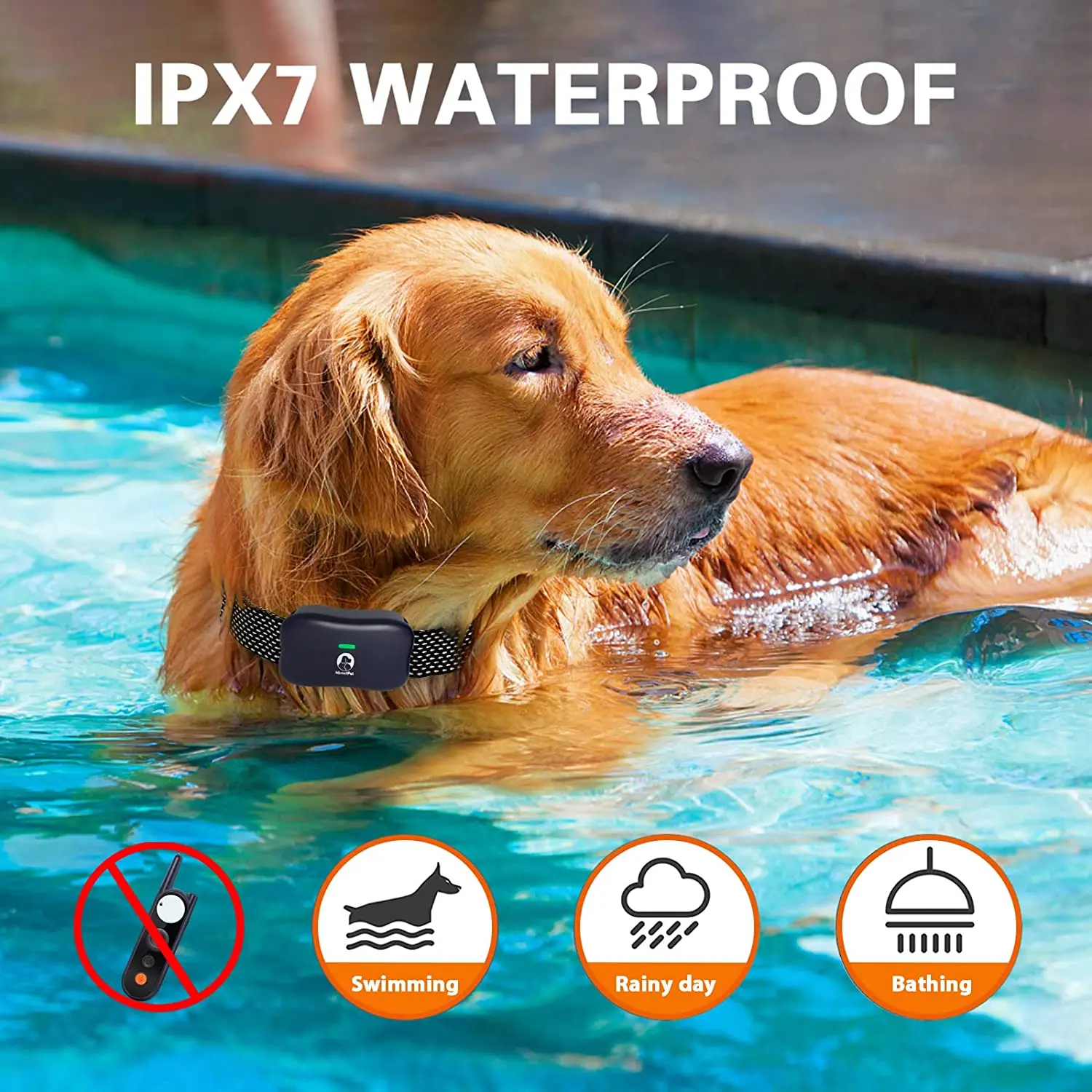 Dog Training Supplies Wireless Electric Training E-collar Pet Trainer Fence Containment System Waterproof Dog Training Collar