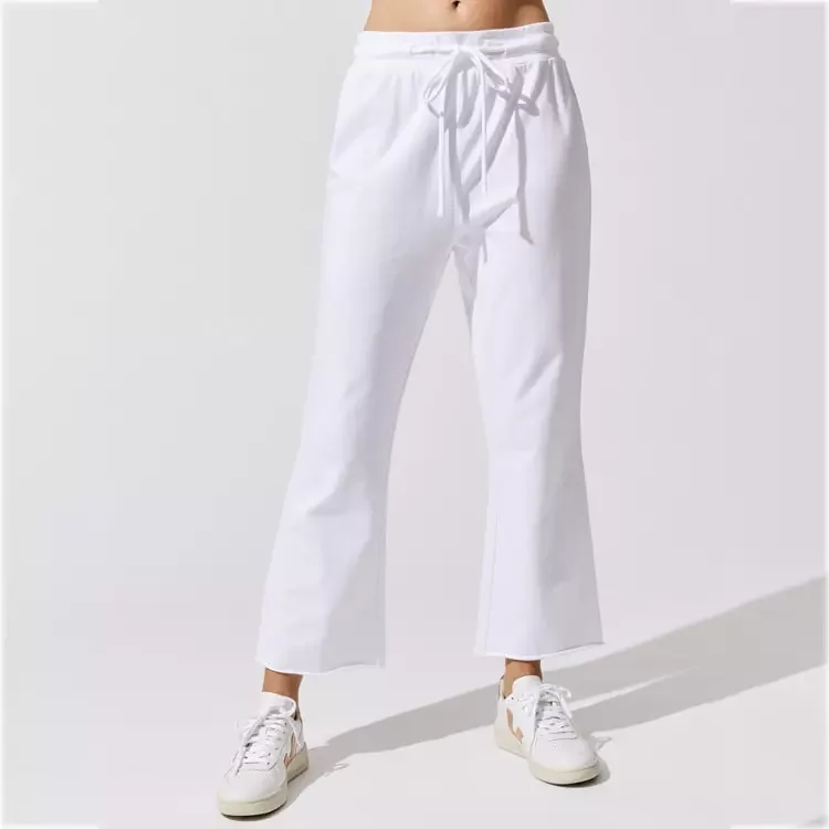 2023 The latest ladies multi-colored cotton two-piece leisure blank set is a hot seller in spring and summer