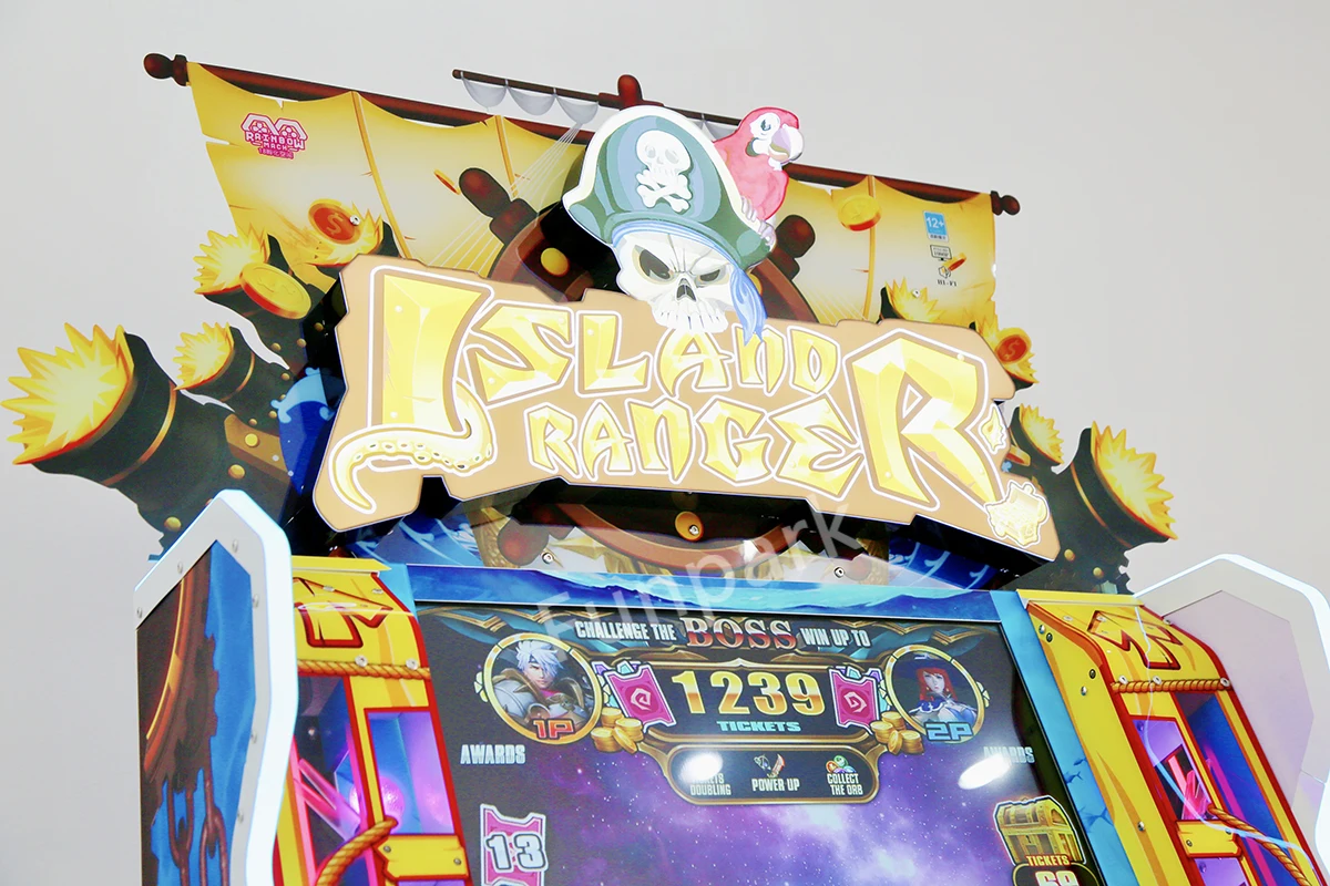 Indoor Arcade Game Center Equipment Islano Rancer Push Ball Lottery Machine