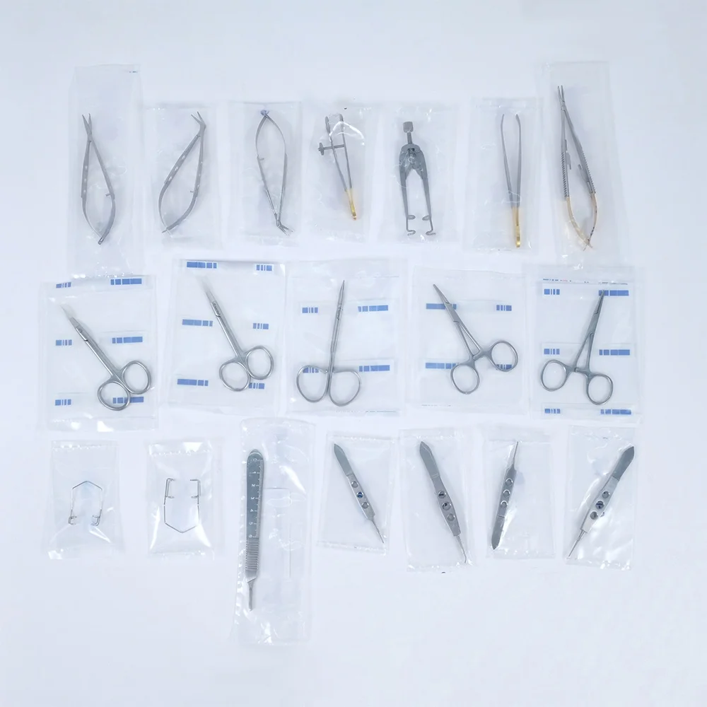 Medical Animal Pets Vet Ophthalmic Surgery Kit Veterinary Ophthalmology Instruments