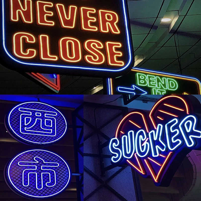 Неоновый ночник Логотип Акриловый неоновый свет фон Арка неоновый настенный светильник