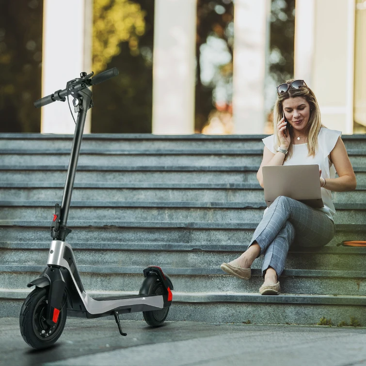 Unicool hot sale high quality standing city road tire folding 350wt electric scooter EU Poland warehouse