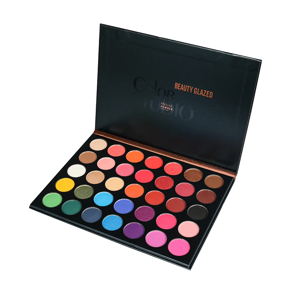  BEAUTY GLAZED тени для век 35 цветов макияж палитра теней мерцающие матовые стойкие с высоким
