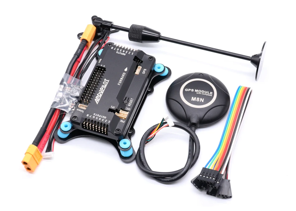 APM2.8 APM 2 8 Контроллер полета Ardupilot + M8N GPS встроенный компас gps подставка амортизатор для RC квадрокоптера мультикоптера