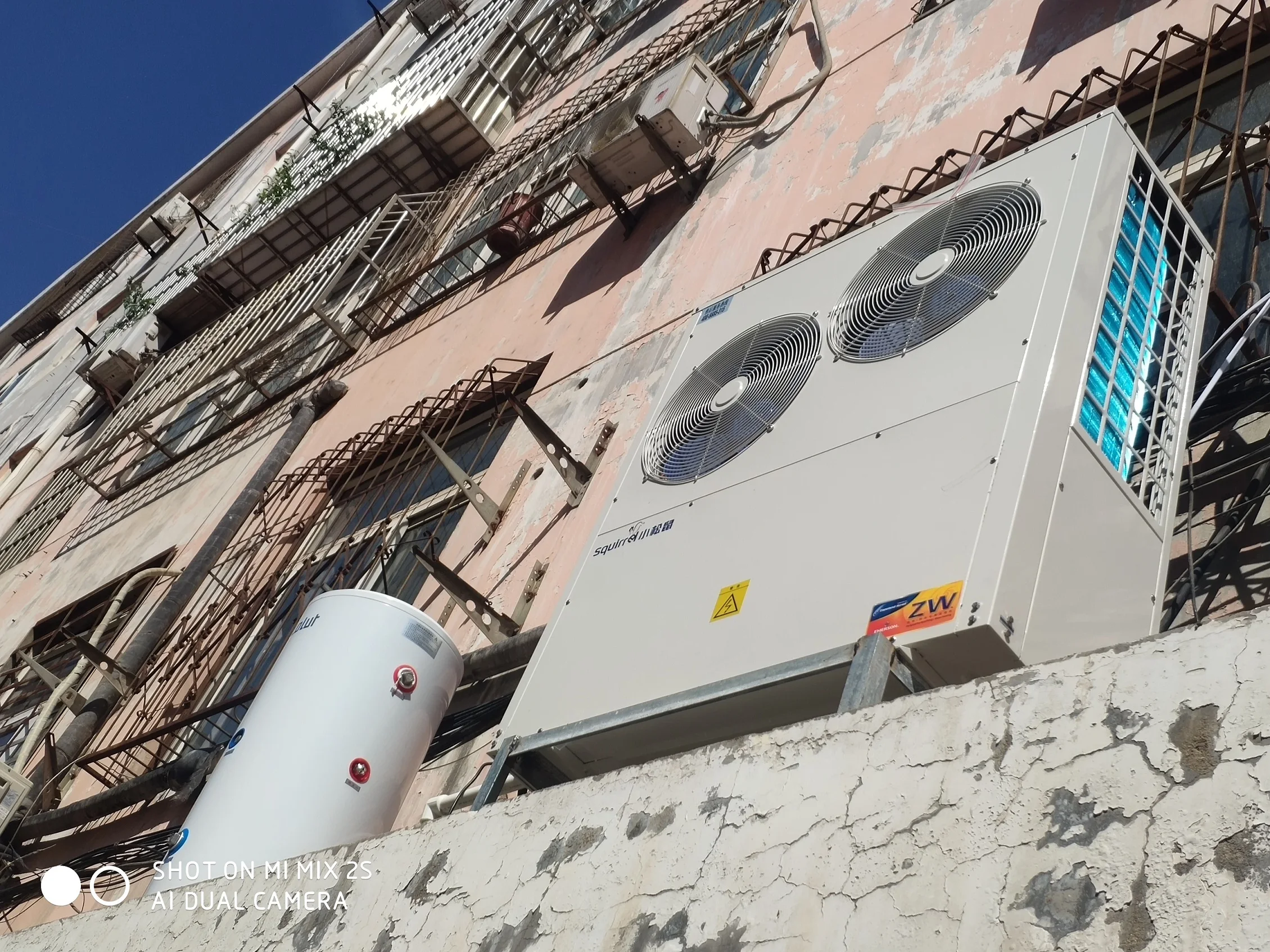 Air Source Heat Pump China EVI House Heating Cooling Hot Water Plate Heat Exchanger Electric with Factory Prices