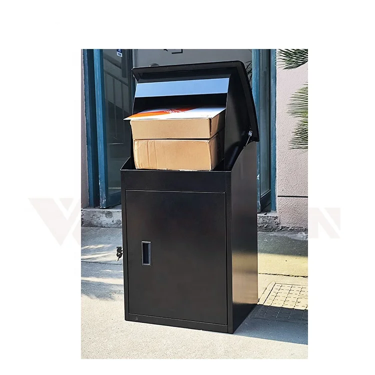 Factory Wholesale Waterproof Arc Top Wall Mount Steel Metal Mailbox Post Newspaper Package Delivery Box