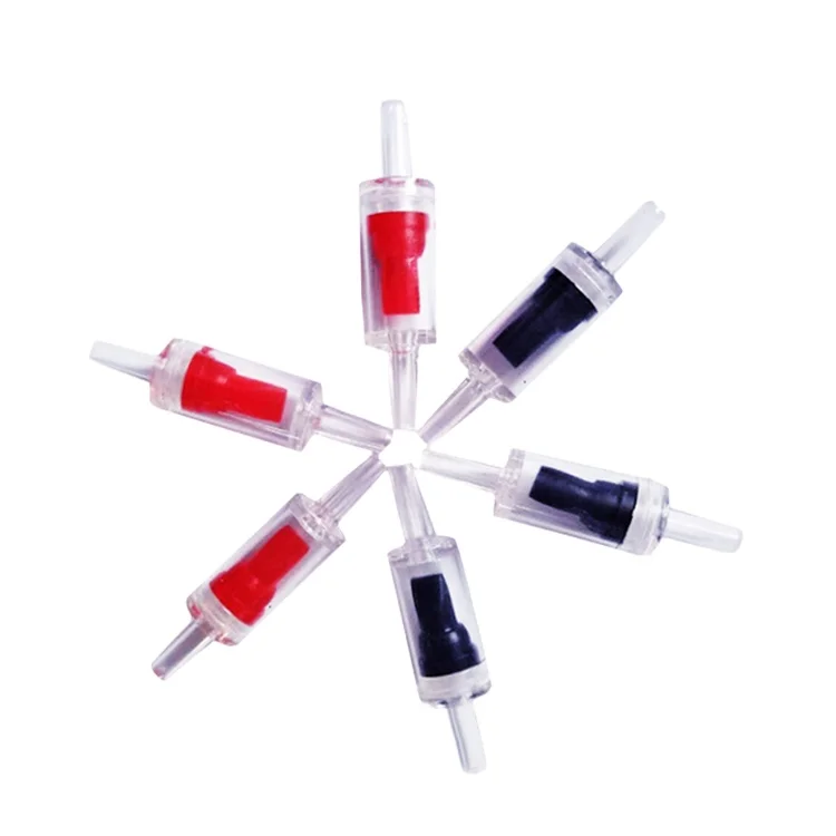 
Aquarium Air Pump Check Valves Clear Plastic One Way Non-return Check Valve For Fish Tank 