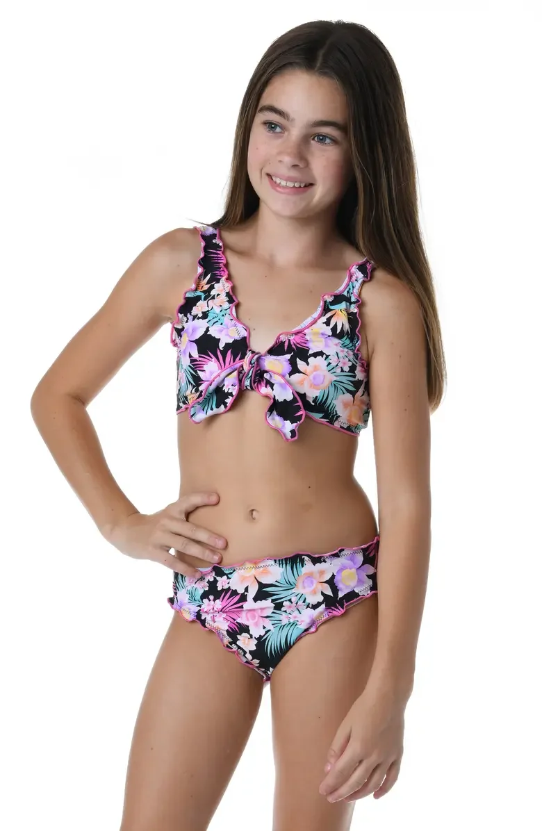 custom design swim wear bikini kids girls bikini  13 year old bikini girls high quality girls swimwear