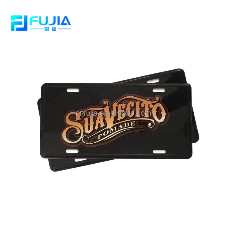 Factory Directly American Vintage Metal Car License Plate 15*30cm for Indoor Decoration