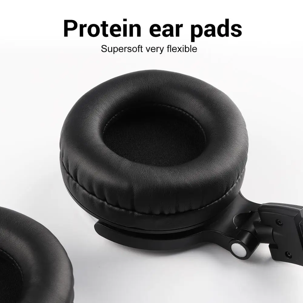 Oneodio Over-ear Headphones Wired With Mic Super Bass 50mm Driver HIFI Wired DJ Headphone For Recording Monitoring H