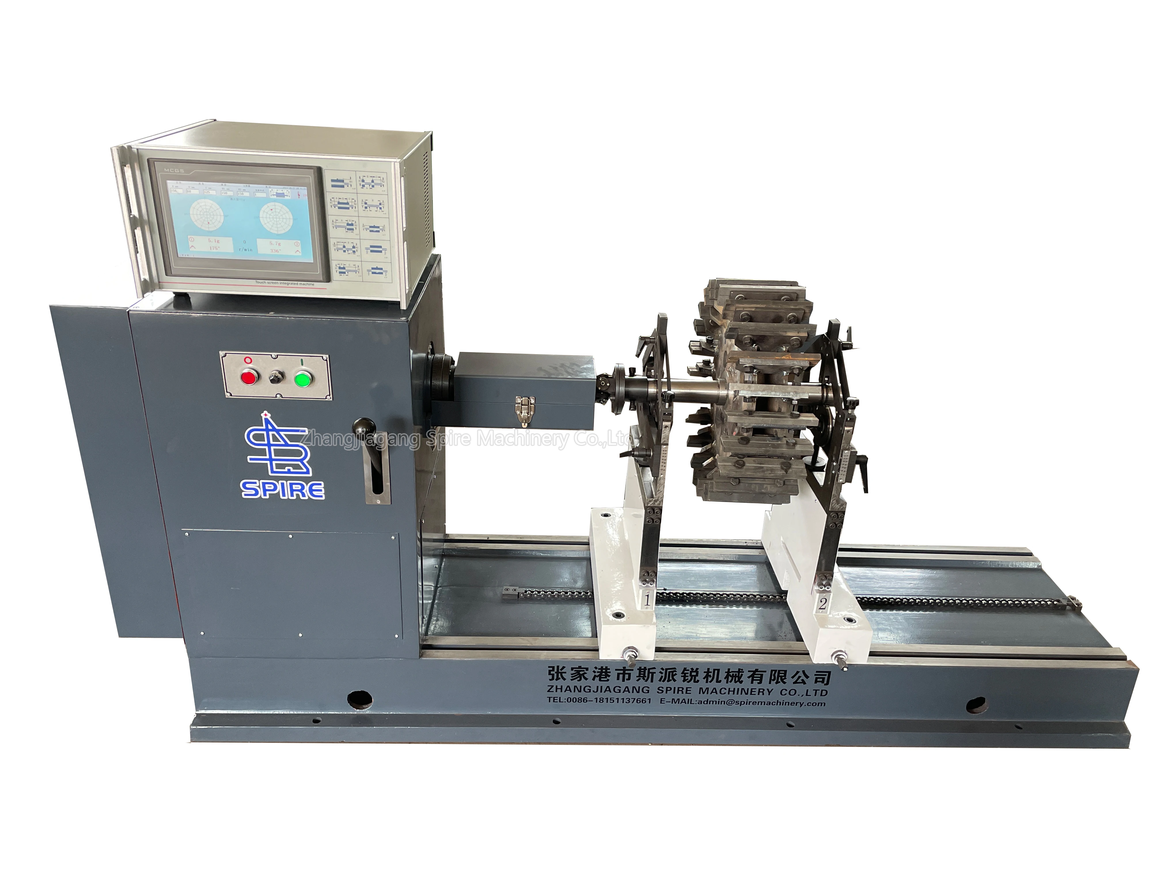 High Precision hard bearing belt driven rotor dynamic balancing machine rotor balancing machine equipment