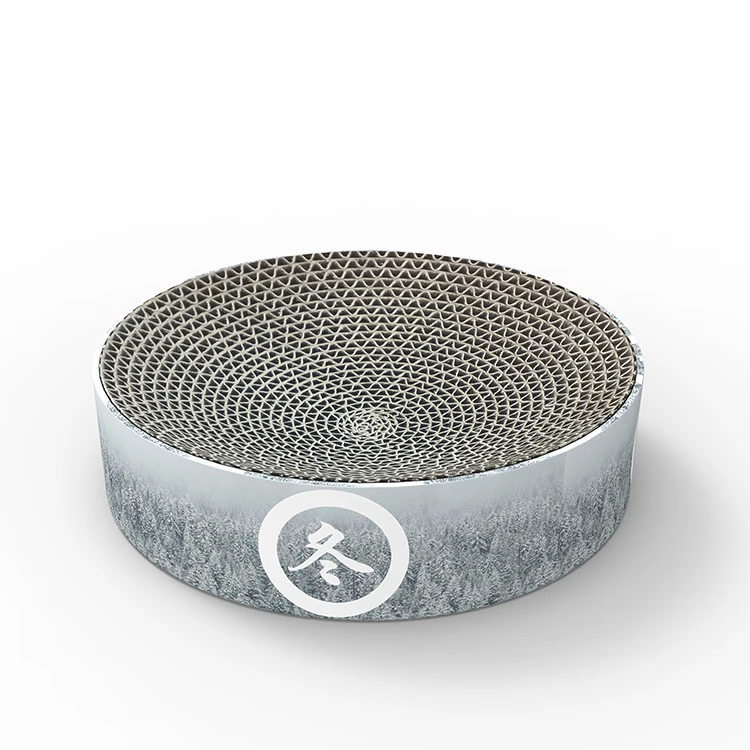 Hot Sell Rounded Cat Scratching Bed Refill Board
