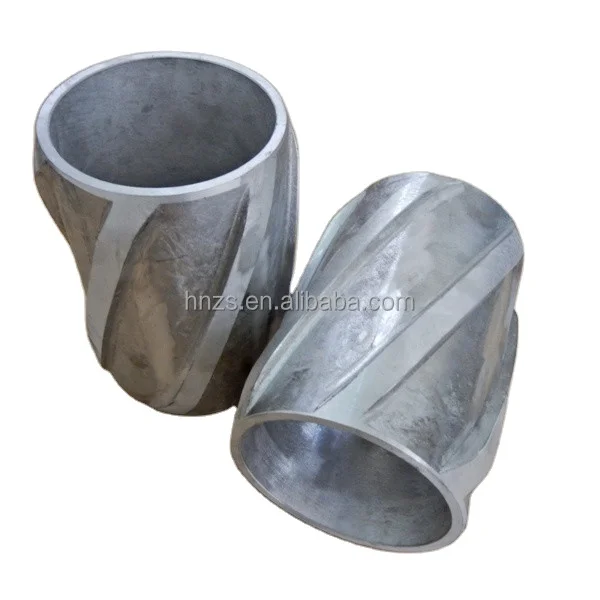 Zhongshi Aluminum Spiral Vane Solid Rigid Casing Centralizer