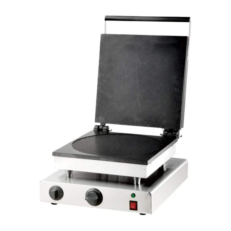 Commercial Waffle Cone and Stroopwafel Maker Snack Machine for Kitchen Use