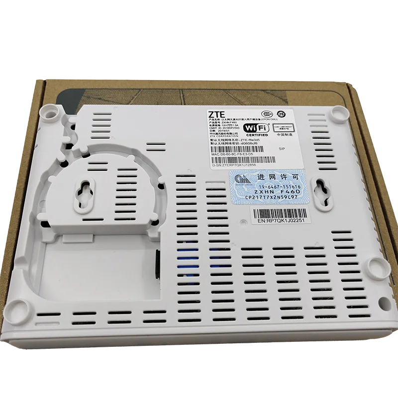 Used China Mobile F460 China Unicom F427Za English ZTE ZXHN F460 F427Za EPON ONU