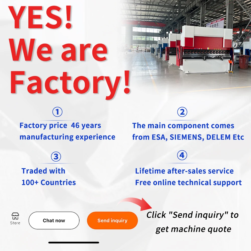 ZWHOPES 160T-3200 CNC Hydraulic Bending Machine Press Brake with Delem DA53T 4+1axis