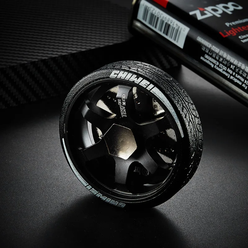 Fashion Tyre Design EDC Metal Anxiety Relieve Car Rims Fidget Spinner Toy