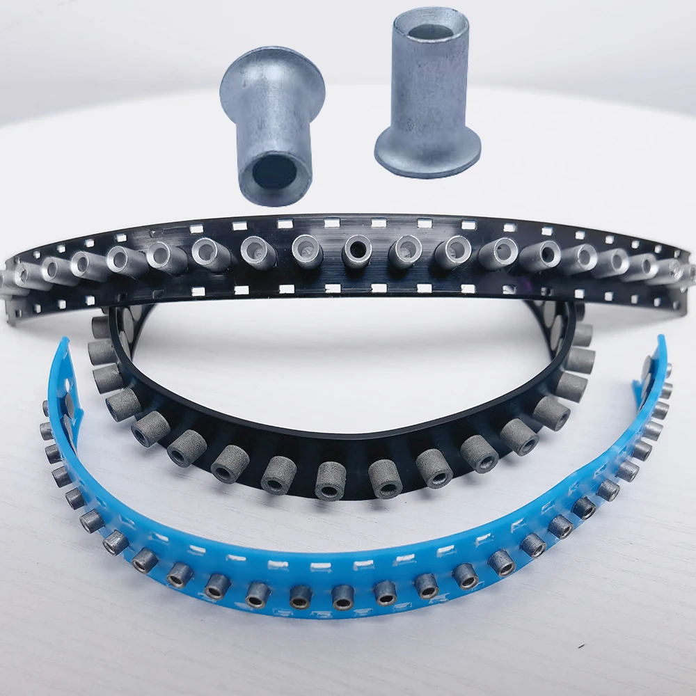 busbar fillister head steel iron semi tubular rivet for hydraulic self piercing riveting machine