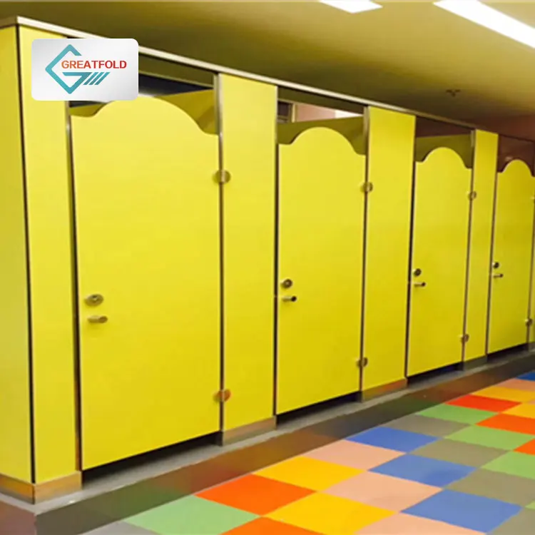 Commercial public washing room portable public toilet cubicle door waterproof toilet partition