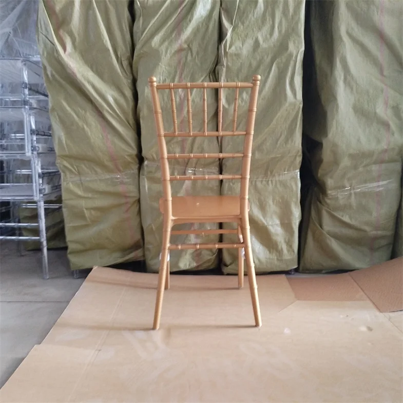 Роскошная современная мебель для свадебного банкетного зала Chiavari из белого золота стулья обеденные Свадебные мероприятия производство индейки