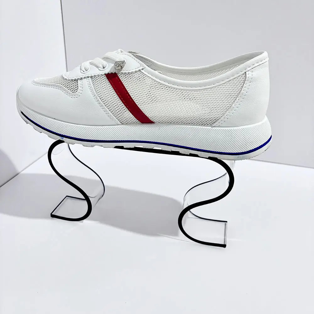 High Fashion Transparent Display Shoe Rack Stylish Specialty Store Displays High Heels Flat Shoes Sports Shoes
