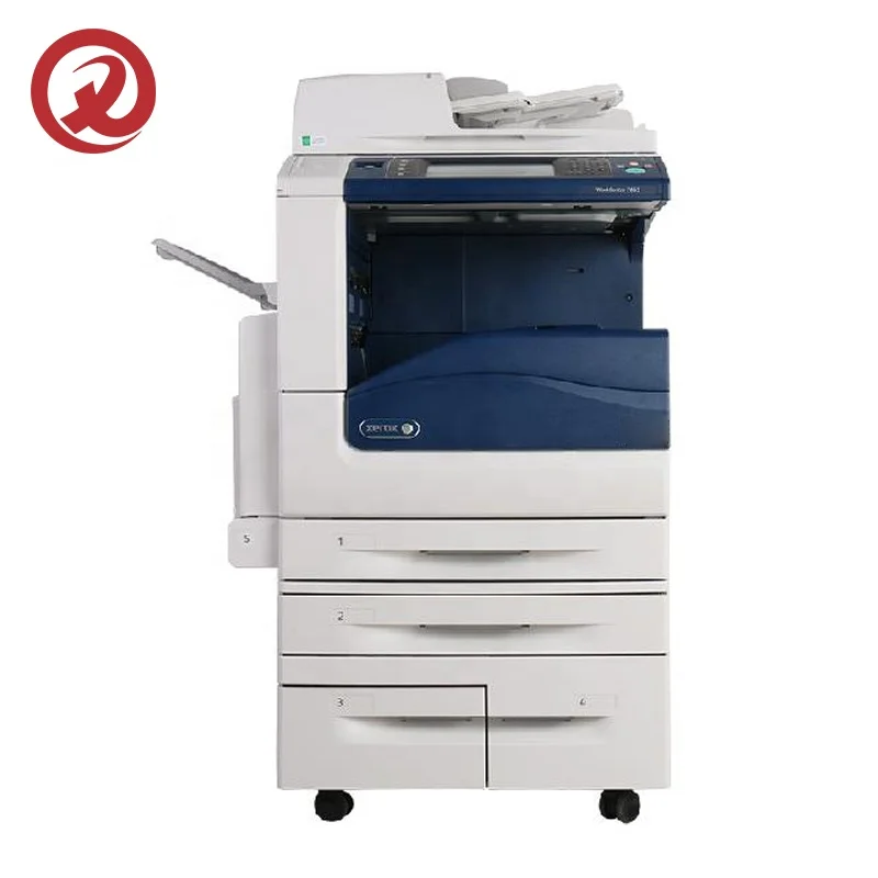 45 ppm Refurbished Multifunctional A3 Color Laser Printer Xer ox Work Centre 7845  Automatic Duplex Feeder Ethernet Wifi USB