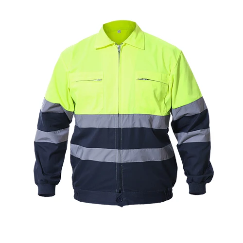 China cheaper price twill cotton dark blue light blue royal blue security uniform work wear jacket