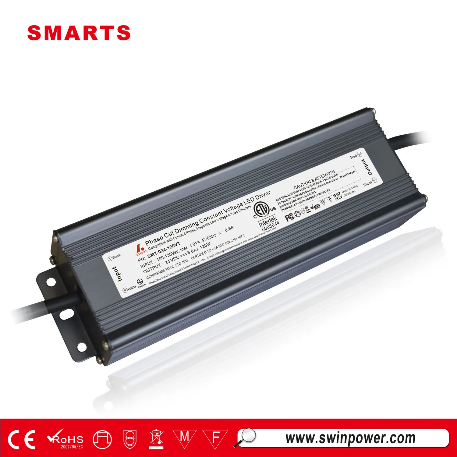 24v 200W waterproof triac dimmable constant voltage dimmable led driver