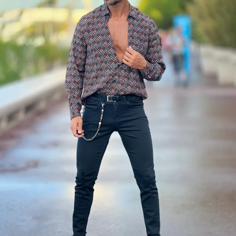 Custom light blue color fabric long sleeves, polyester official dress men shirts Casual Shirts For Men/