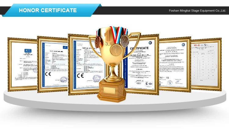 Mobile Portable Aluminum Folding Unloading Stairs High Load Bearing Good Quality