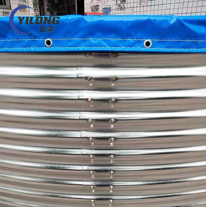 air pump aero tube oxygene generator steel plate tank tarp liner biofloc tank