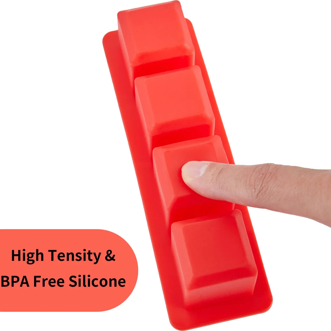 
Square silicone ice cream mold silicone ice cube molds Making Ice Cubes with lib 