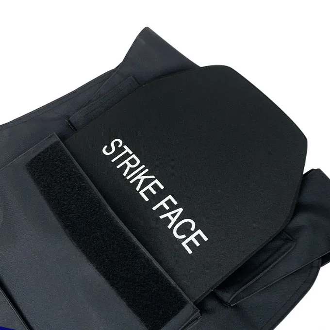Hard Board Ceramic Alumina Silicone Carbide Strike Face PE Plate For Tactical Vest Plate Carrier