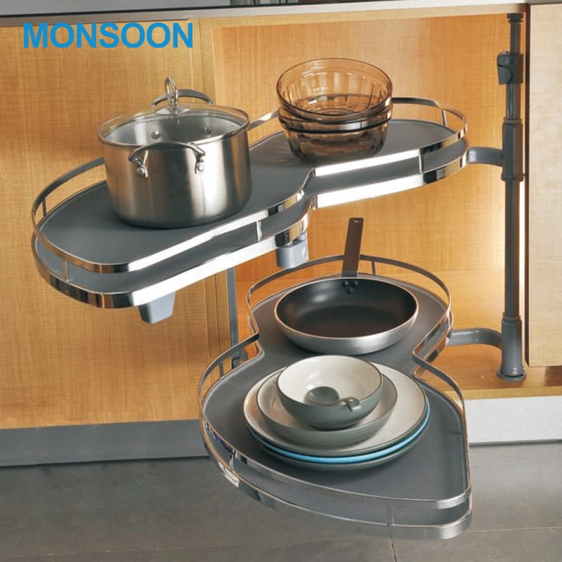 MONSOON Furniture Blind Magic Corner Concealed Drawer Swing Tray