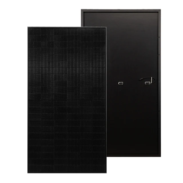 Full black solar module panel 585w 590w 600w with cheap price all black solar panel system